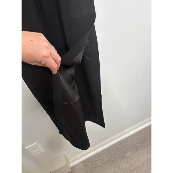 NWT JW Pei Ayliua Black Rhinestone Maxi Dress - Picture 8 of 14